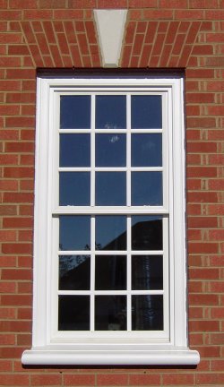 Legacy Double Hung window with bullnose sill.